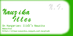 nauzika illes business card